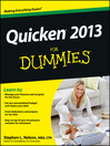 Cover image for Quicken 2013 For Dummies